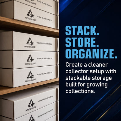20 Pack - Premium Toploader Cardboard Storage Boxes