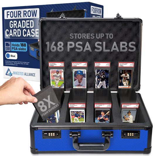 how to get a card out of a graded case KJITH 6 Row 250+ Psa Graded Card Storage Box Psa Slab Case for Graded Cards Cases for Sports Cards Storage (Carbon fiber, Black-white) : Toys & Games How Do I Store and