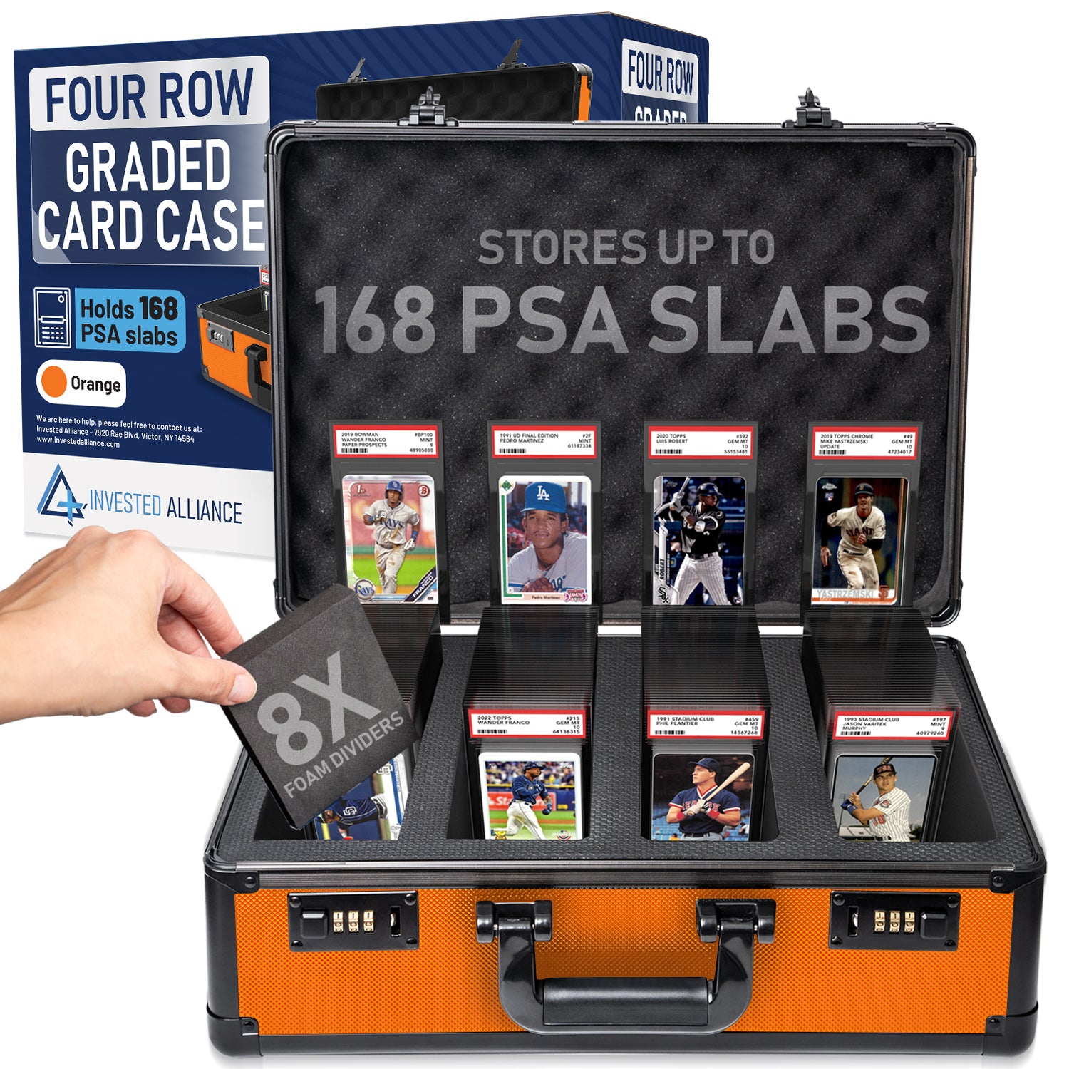 Orange - Premium Graded Card Case