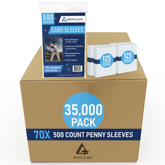 35,000 Pack - Standard Size Penny Sleeves