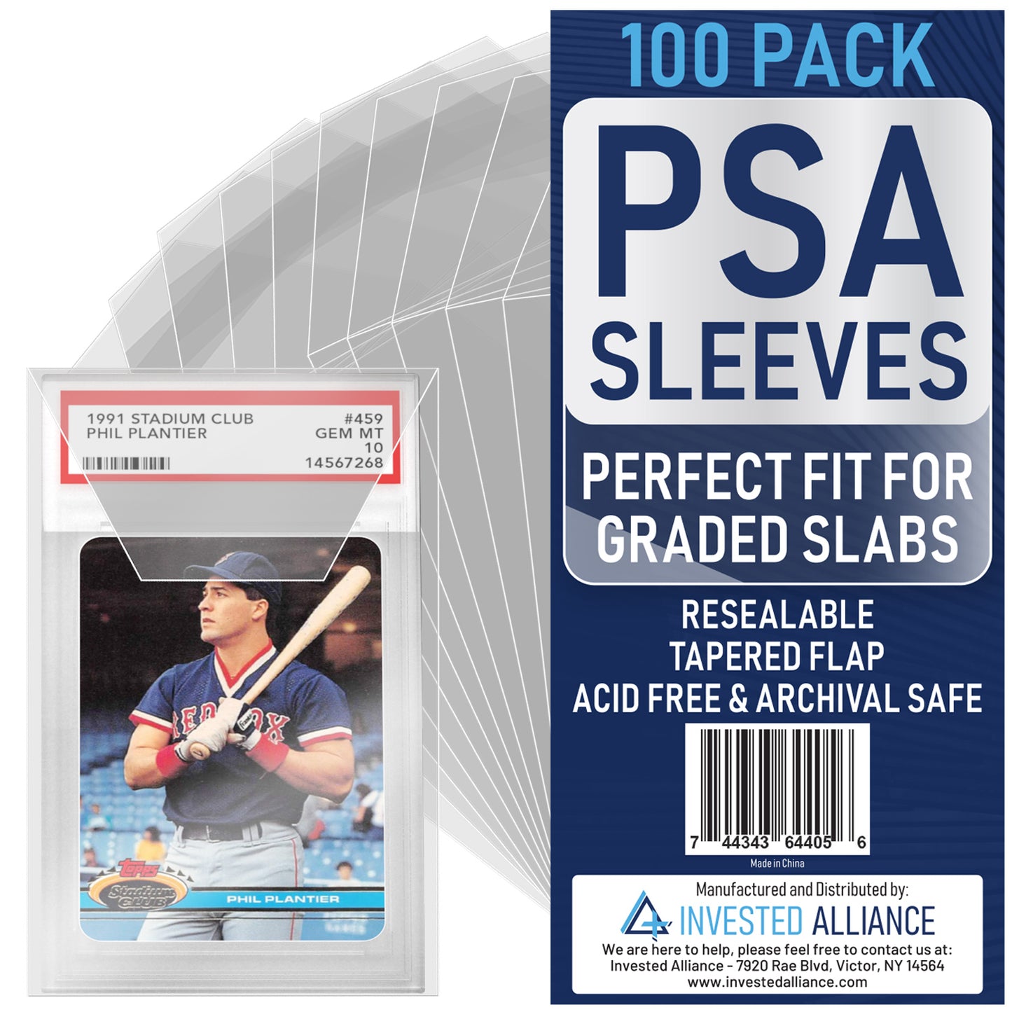 100 Pack - PSA Slab Sleeves