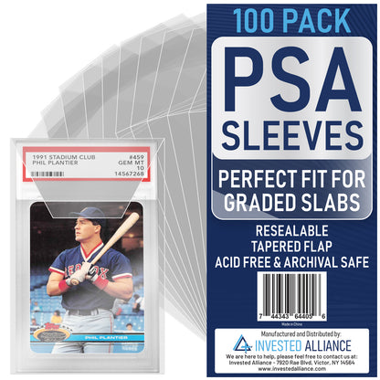 100 Pack - PSA Slab Sleeves