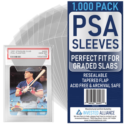 1,000 Pack - PSA Slab Sleeves