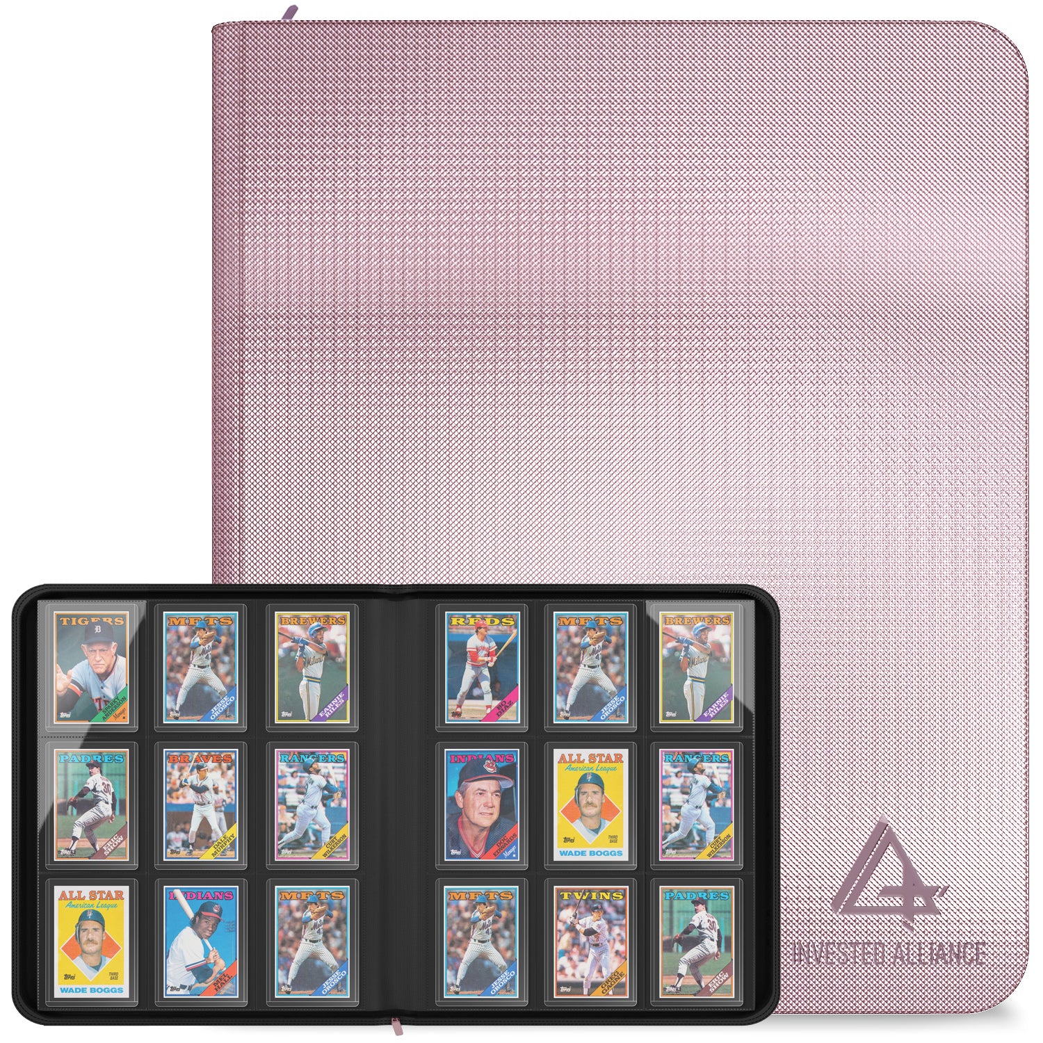 Invested Alliance 9pkt Toploader Binder Pink