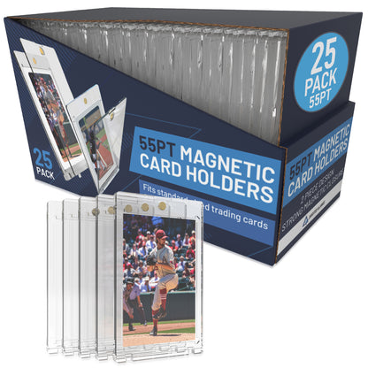 55PT - 25 Pack Premium Magnetic Card Holder