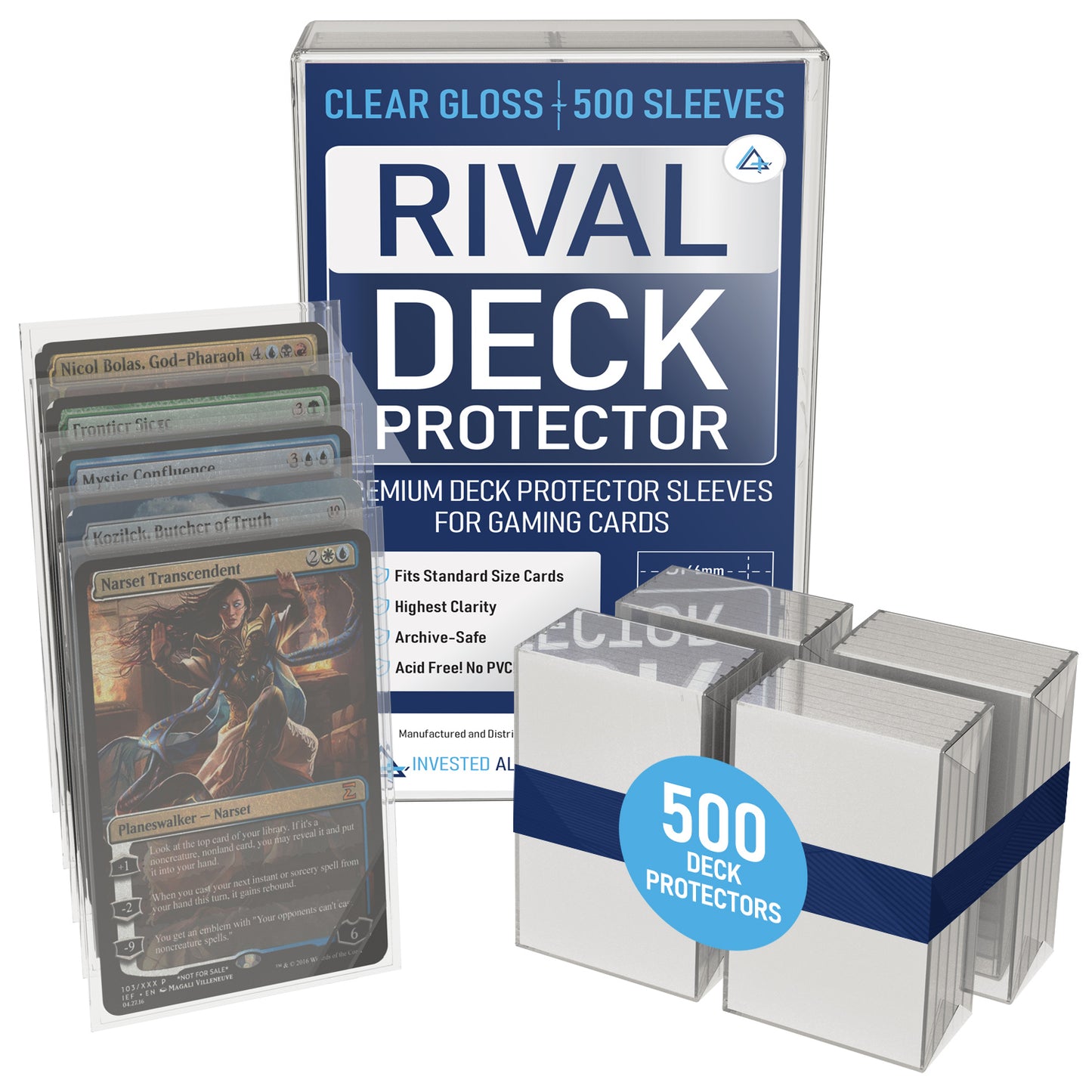 500 Pack - Premium Rival Deck Protectors