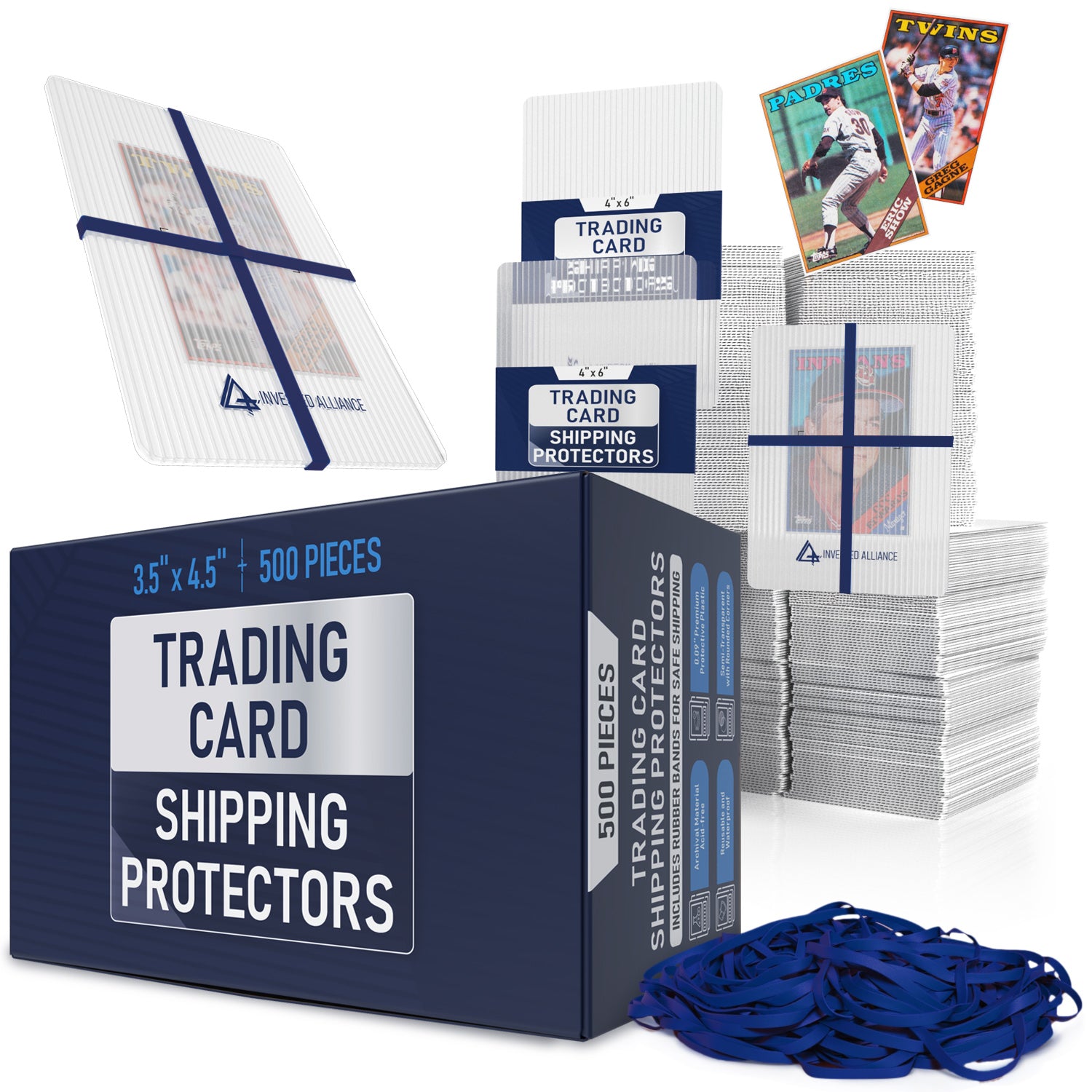 Trading Card Shipping Protector 3.5x4.5 - 500 Pack