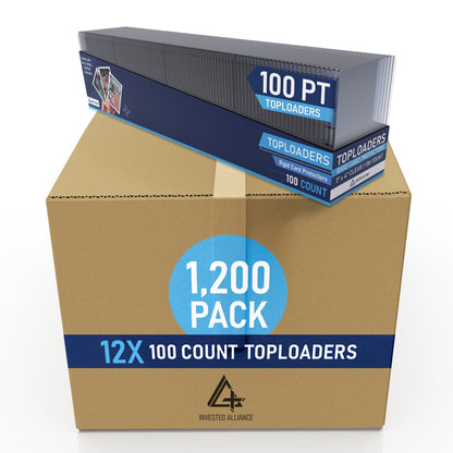 100PT Premium Top Loaders 1,200 Pack