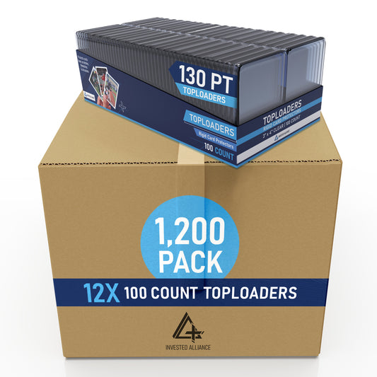 130PT Premium Top Loaders 1,200 Pack