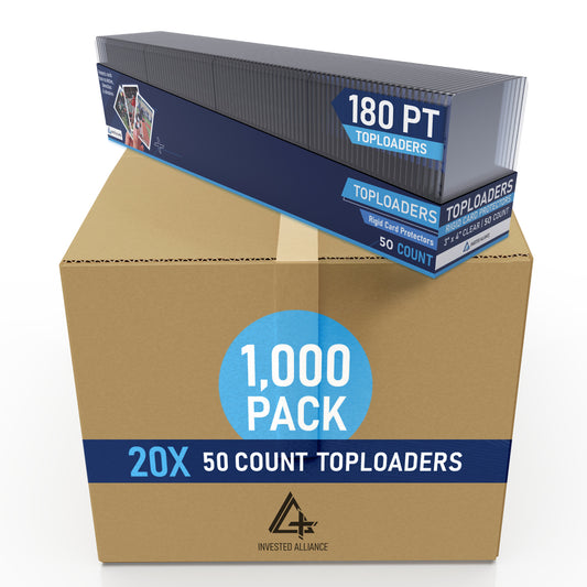 180PT Premium Top Loaders 1,000 Pack