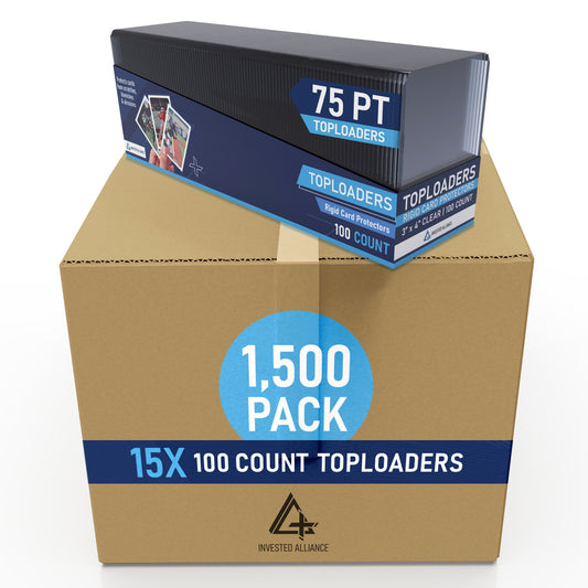 75PT Premium Top Loaders 1,500 Pack