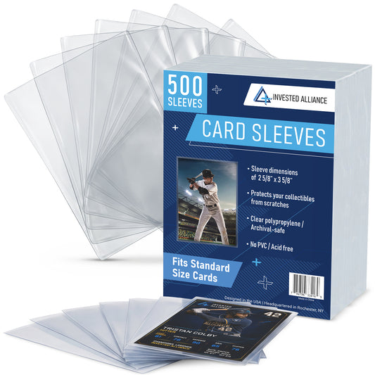 500 Pack - Standard Size Penny Sleeves