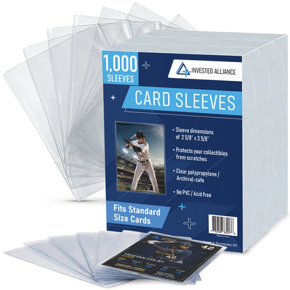 1,000 Pack - Standard Size Penny Sleeves
